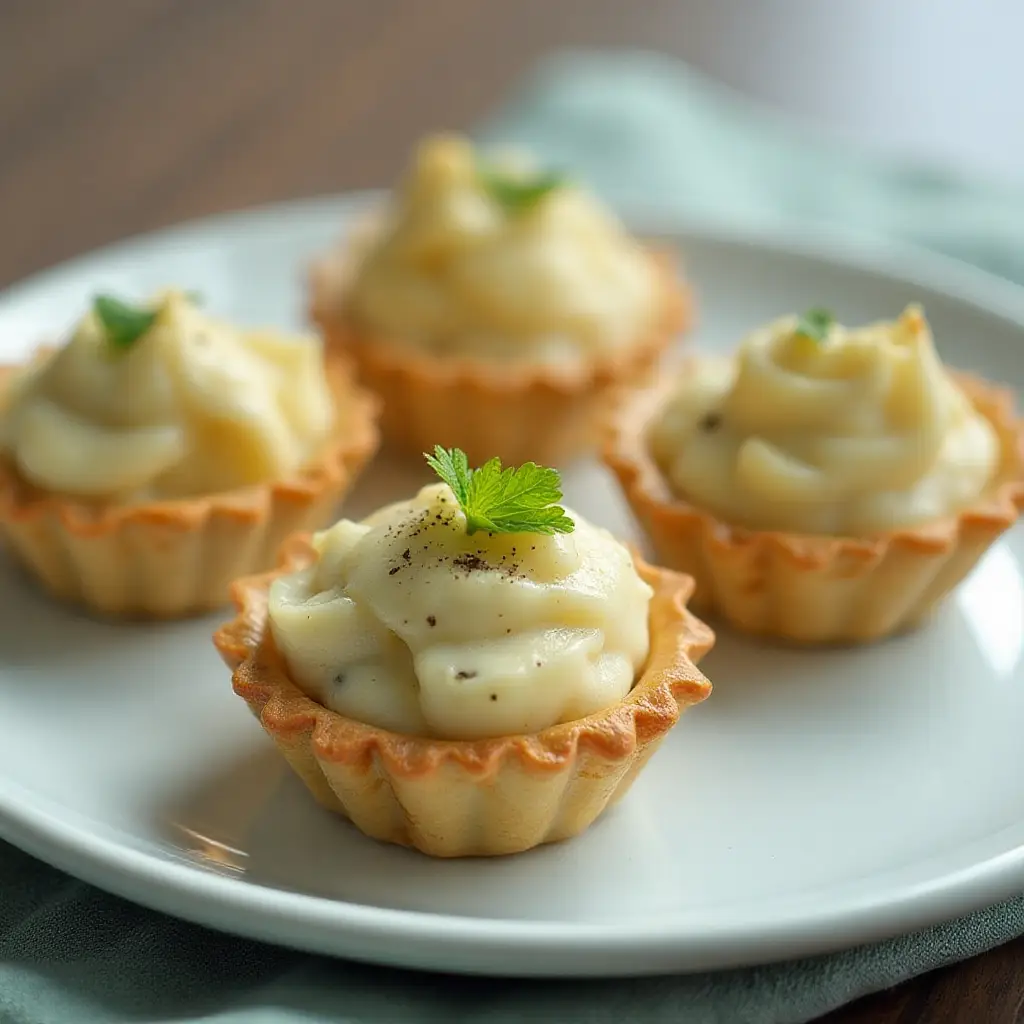 Blue Cheese and Pear Tartlets
