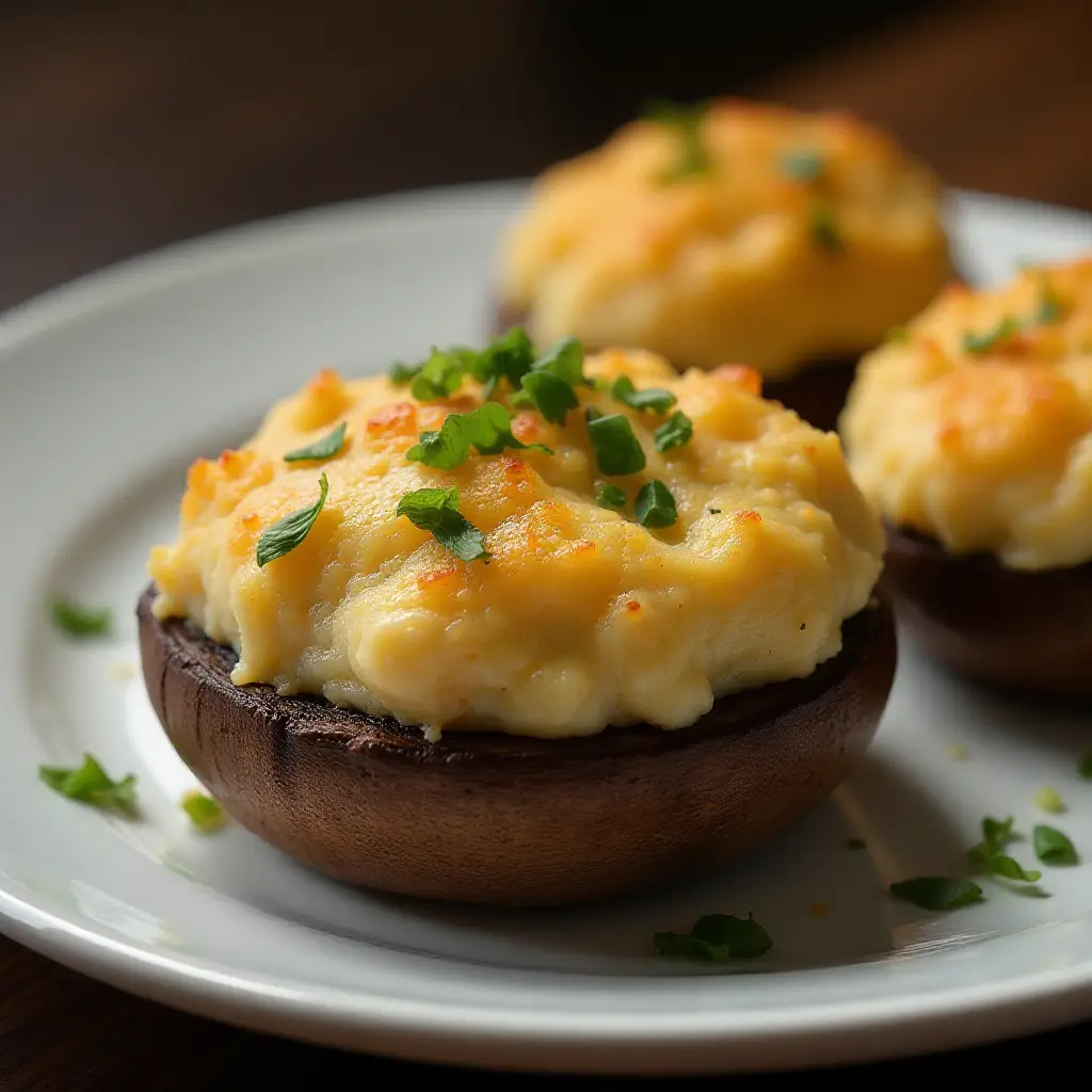 Stuffed Portobello Mushroom Caps