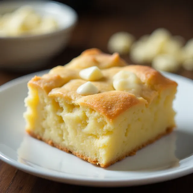 White Chocolate Blondie Brownies