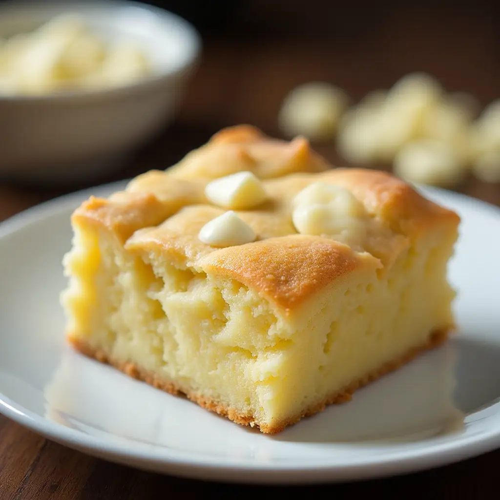 White Chocolate Blondie Brownies