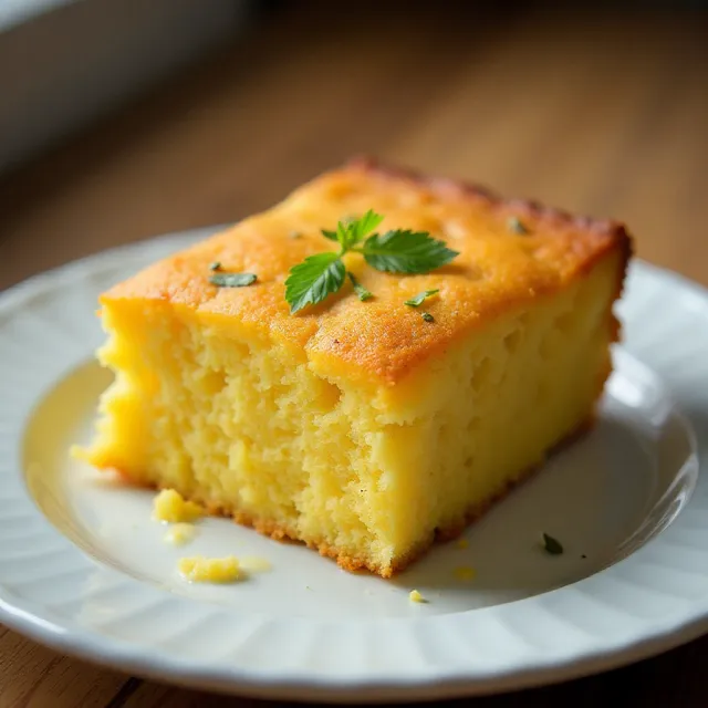 Cornbread Made with Coconut Oil