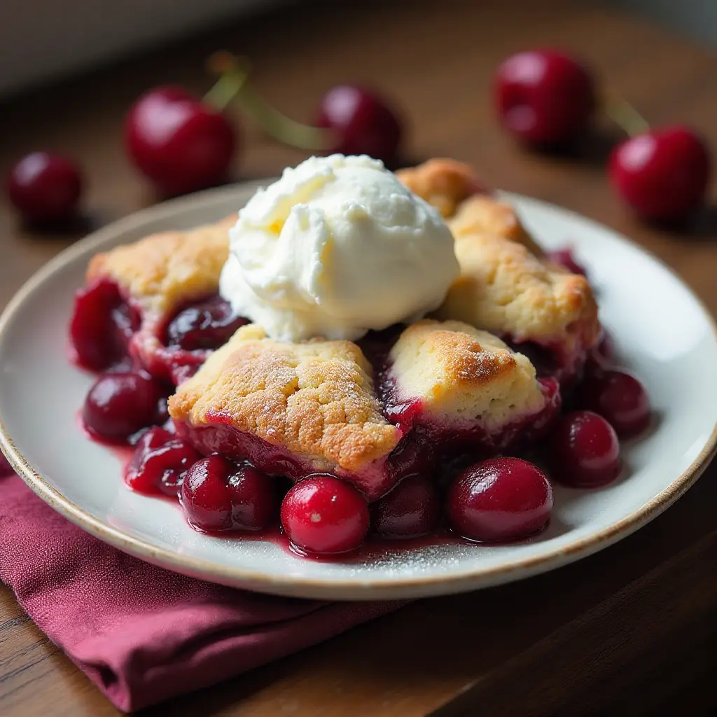 Cherry or Fruit Cobbler