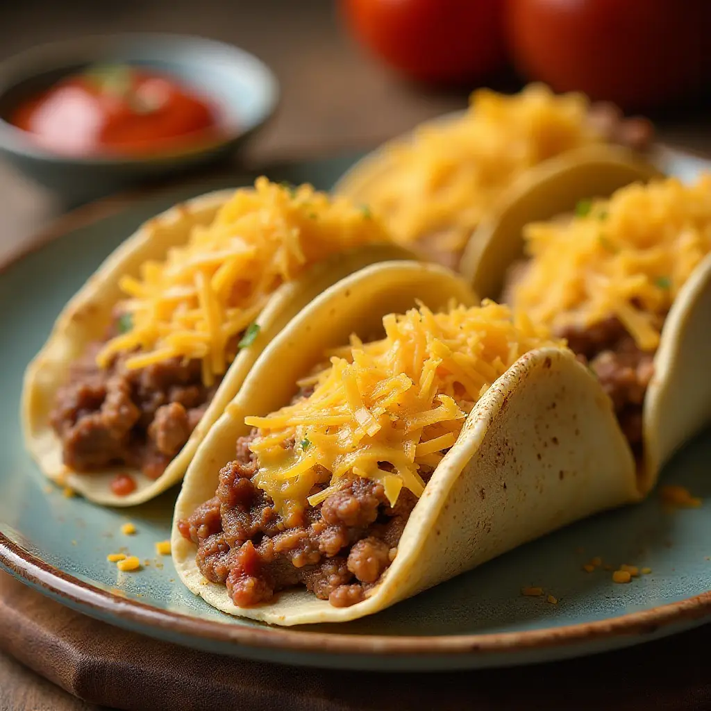 Easy Cheeseburger Tacos
