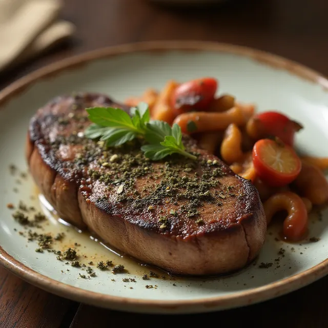 Flat Iron Steak Grilled to a 'Tea'