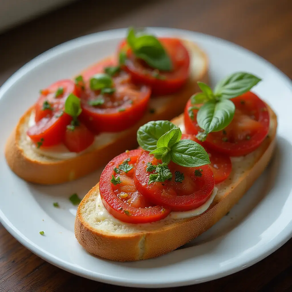 Double Tomato Bruschetta
