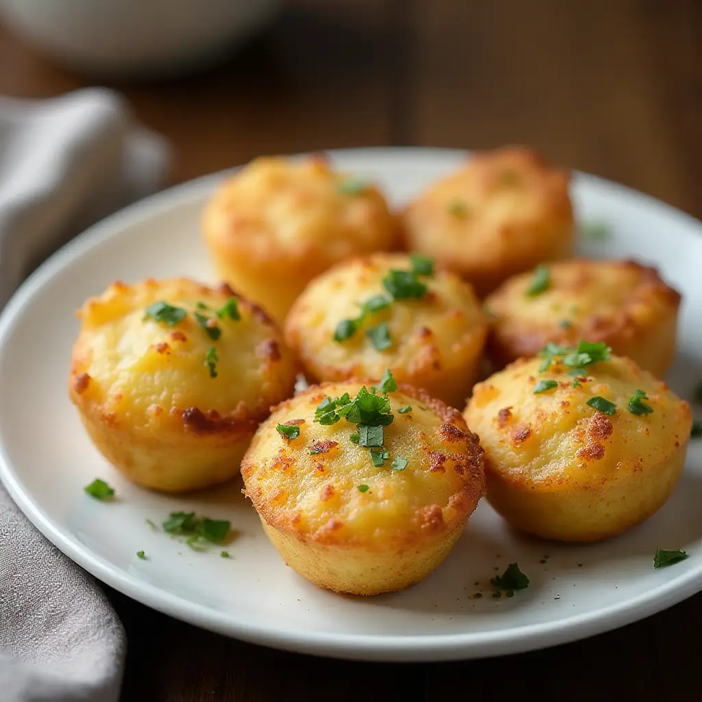 Crispy (No-Fry) Potato Pancake Poppers