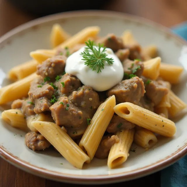 Beef Stroganoff Casserole