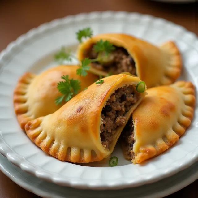 Beef Empanadas with Olives and Raisins