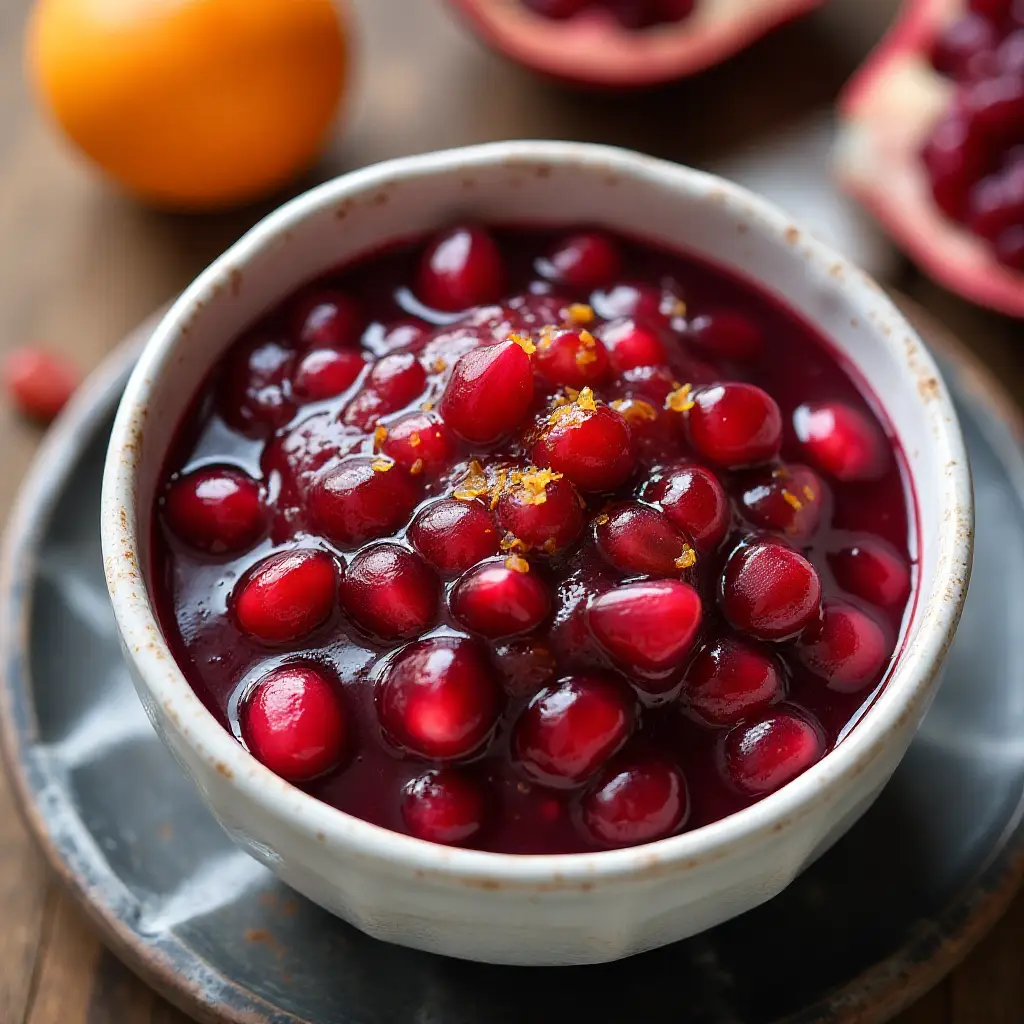 Perfect Pomegranate Cranberry Sauce