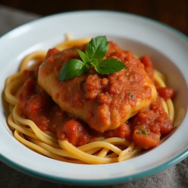 Homemade Chicken Cacciatore, Sicilian-Style