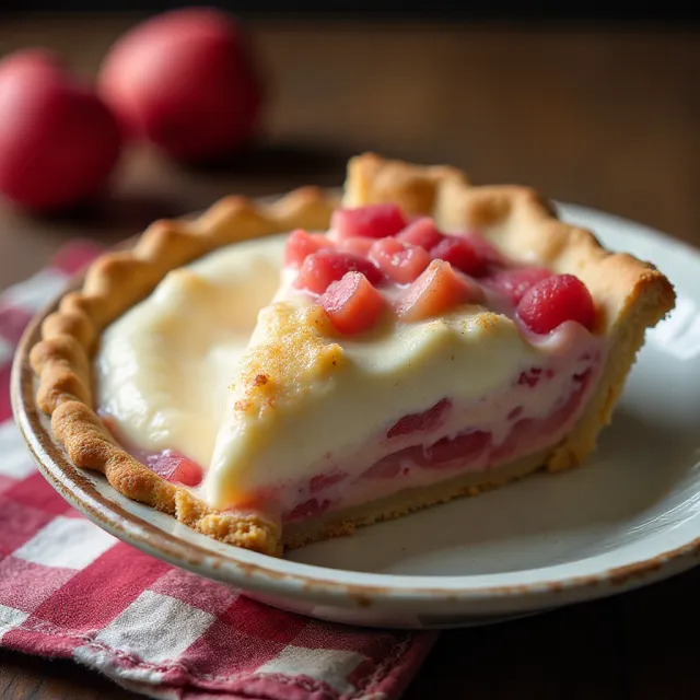 Rhubarb Cream Pie