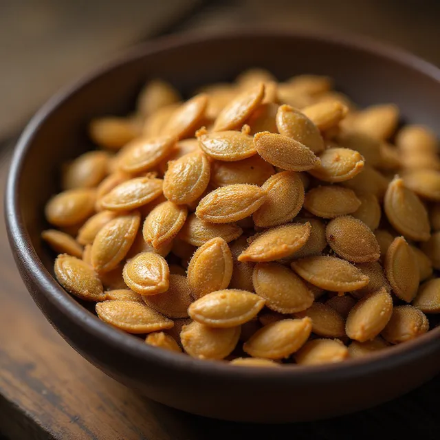 Toasted Pumpkin Seeds with Sugar and Spice