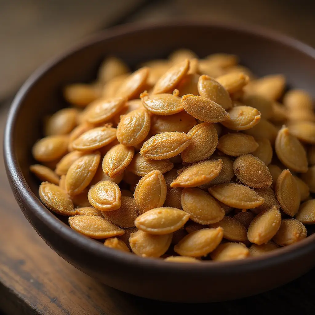 Toasted Pumpkin Seeds with Sugar and Spice