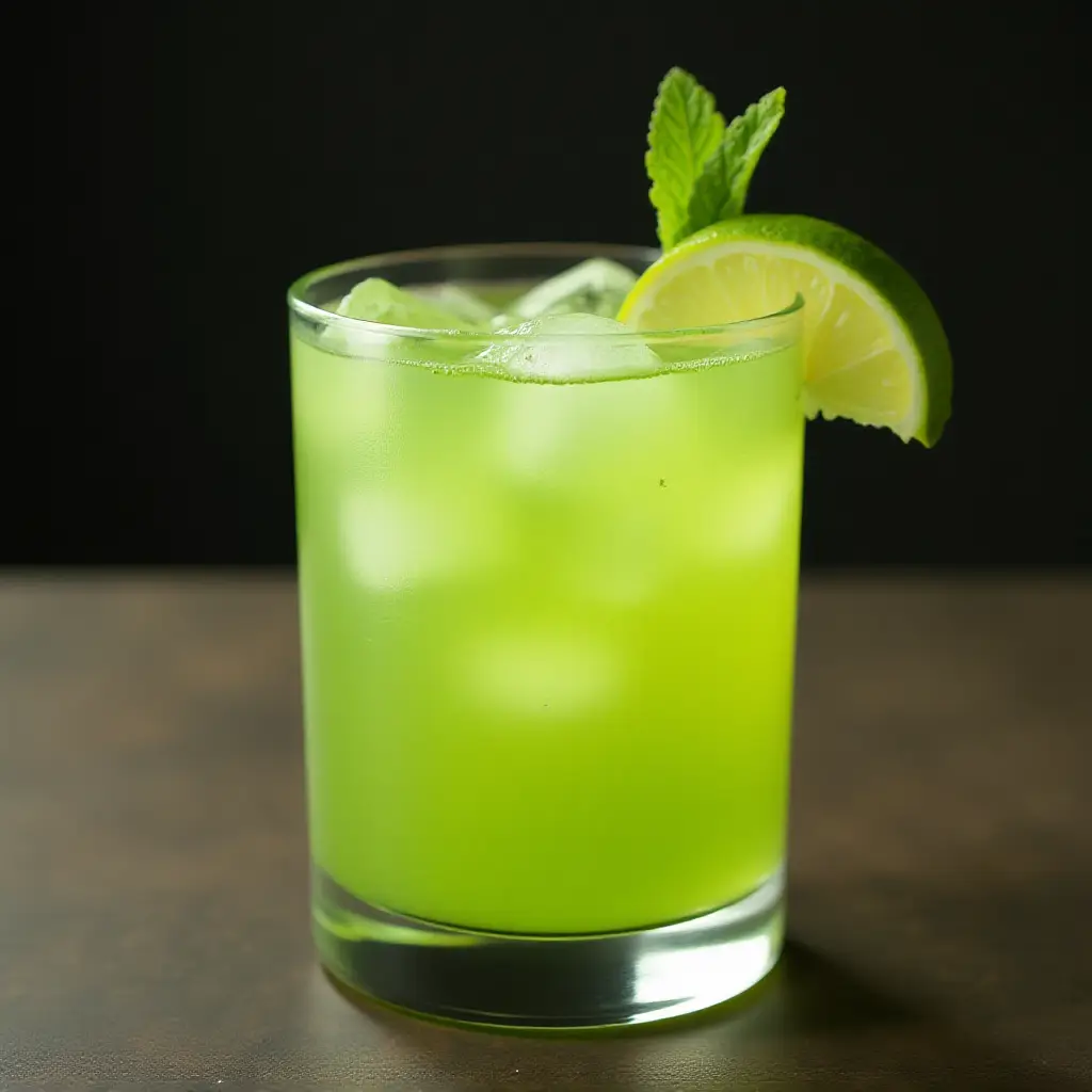 Tropical Matcha Cocktail