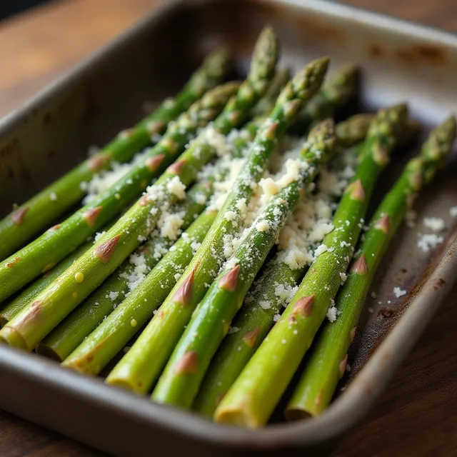 Roasted Asparagus with Parmesan