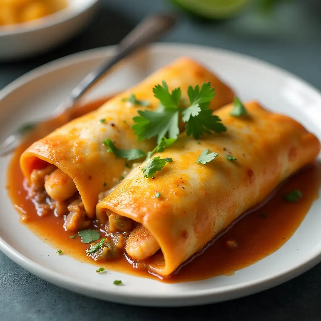The Best Easy Shrimp Enchiladas