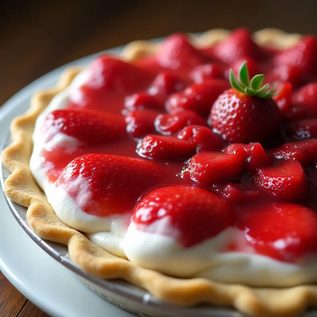 Strawberry-Cream Cheese Pie