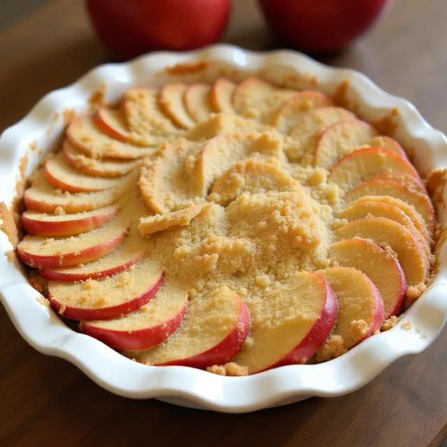 Apple Crumb Pie for a Crowd