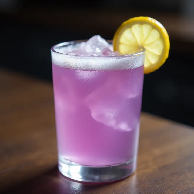 Violet Gin Fizz