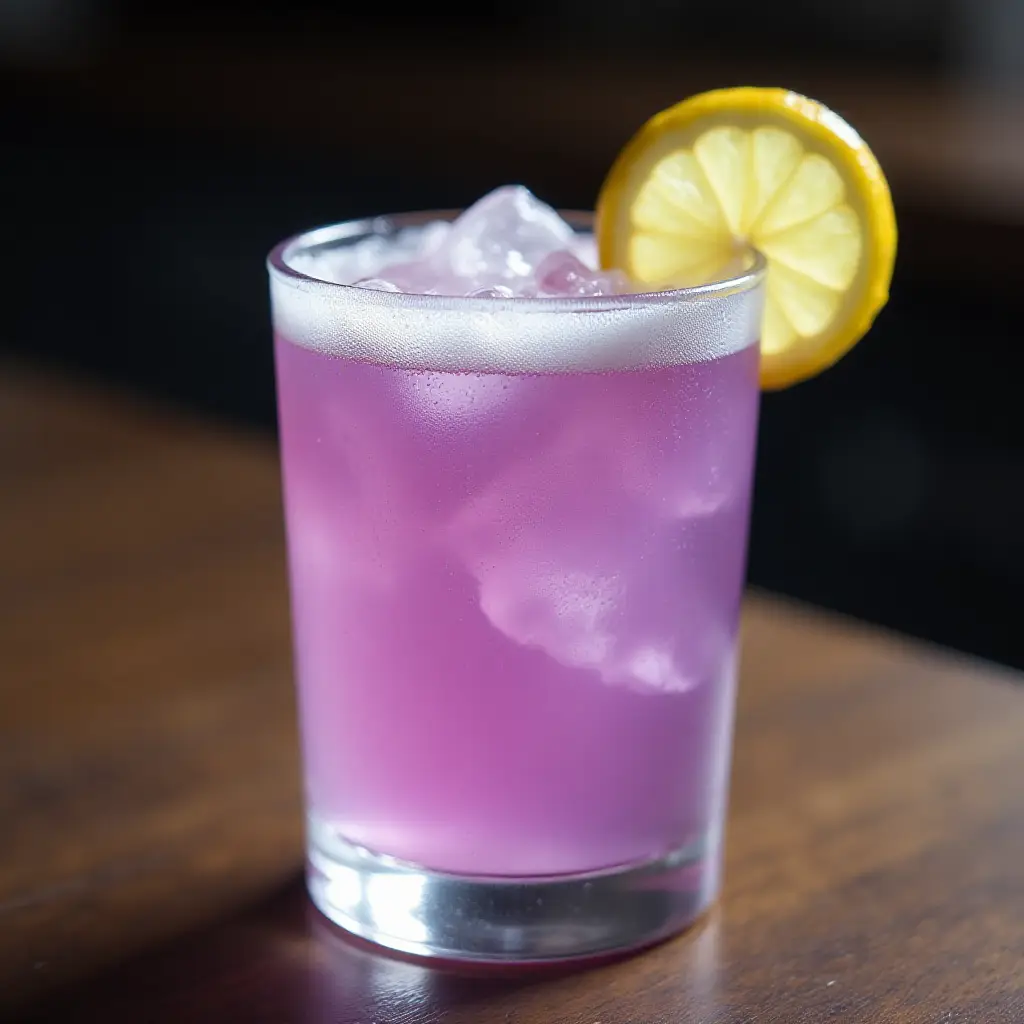 Violet Gin Fizz