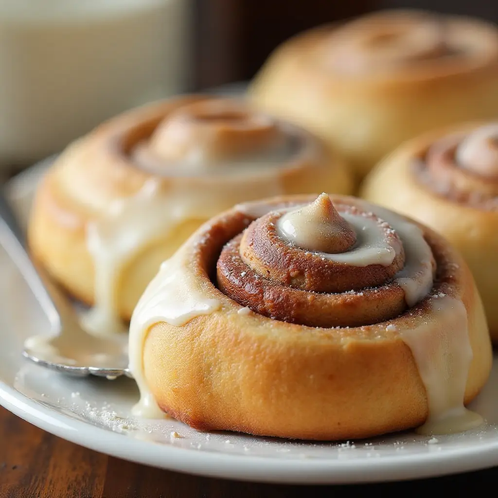 Eggnog Cinnamon Rolls