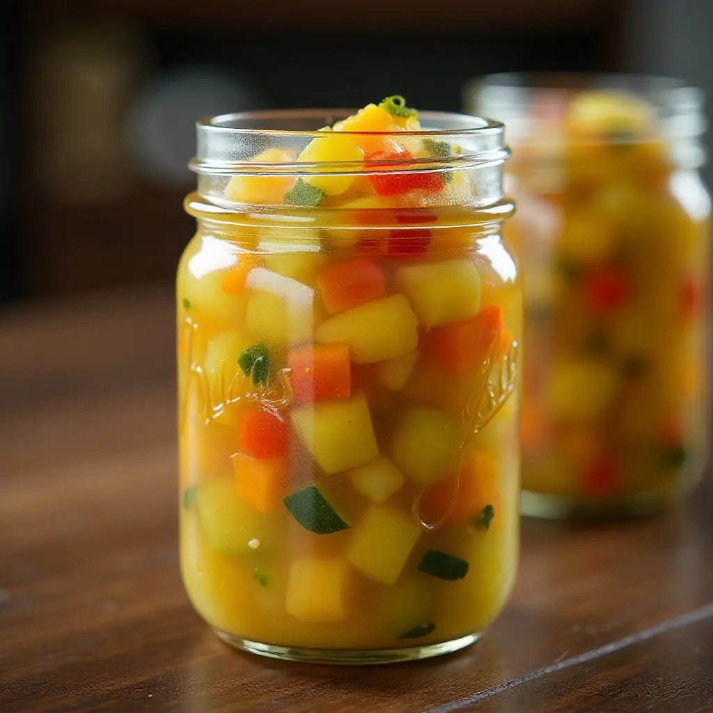 Zucchini Relish with Sweet Peppers
