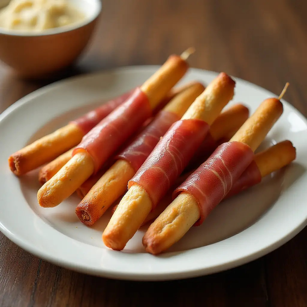 Grissini with Prosciutto