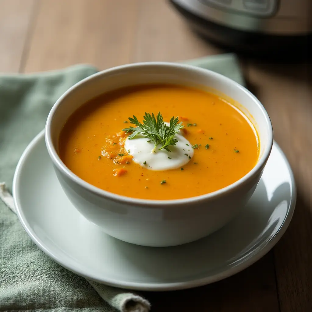 Pressure Cooker Butternut Squash Soup