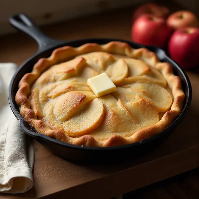 Grandma's Iron Skillet Apple Pie