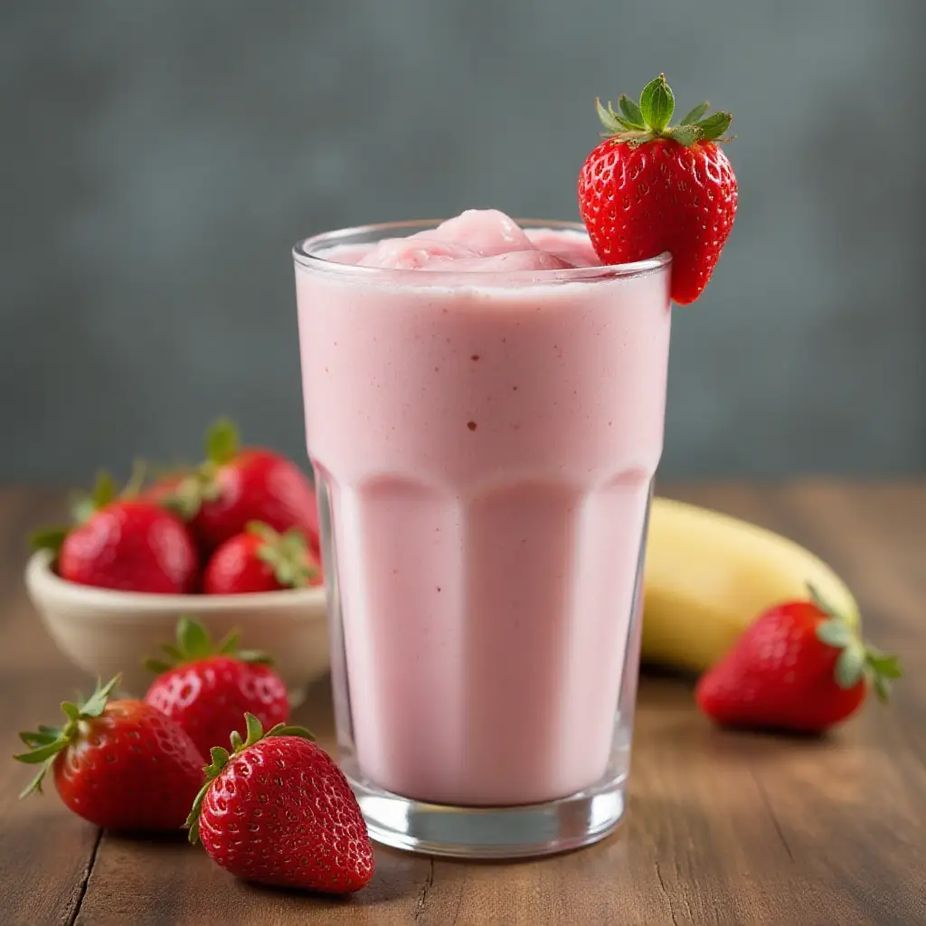 Strawberry Banana Protein Shake