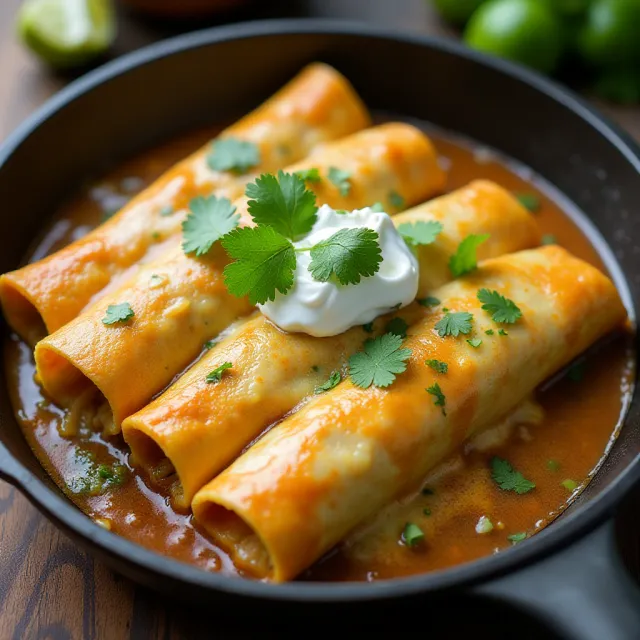 Rotisserie Chicken Enchiladas