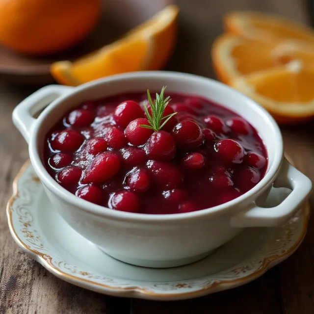 Boozy Fresh Cranberry-Orange Sauce