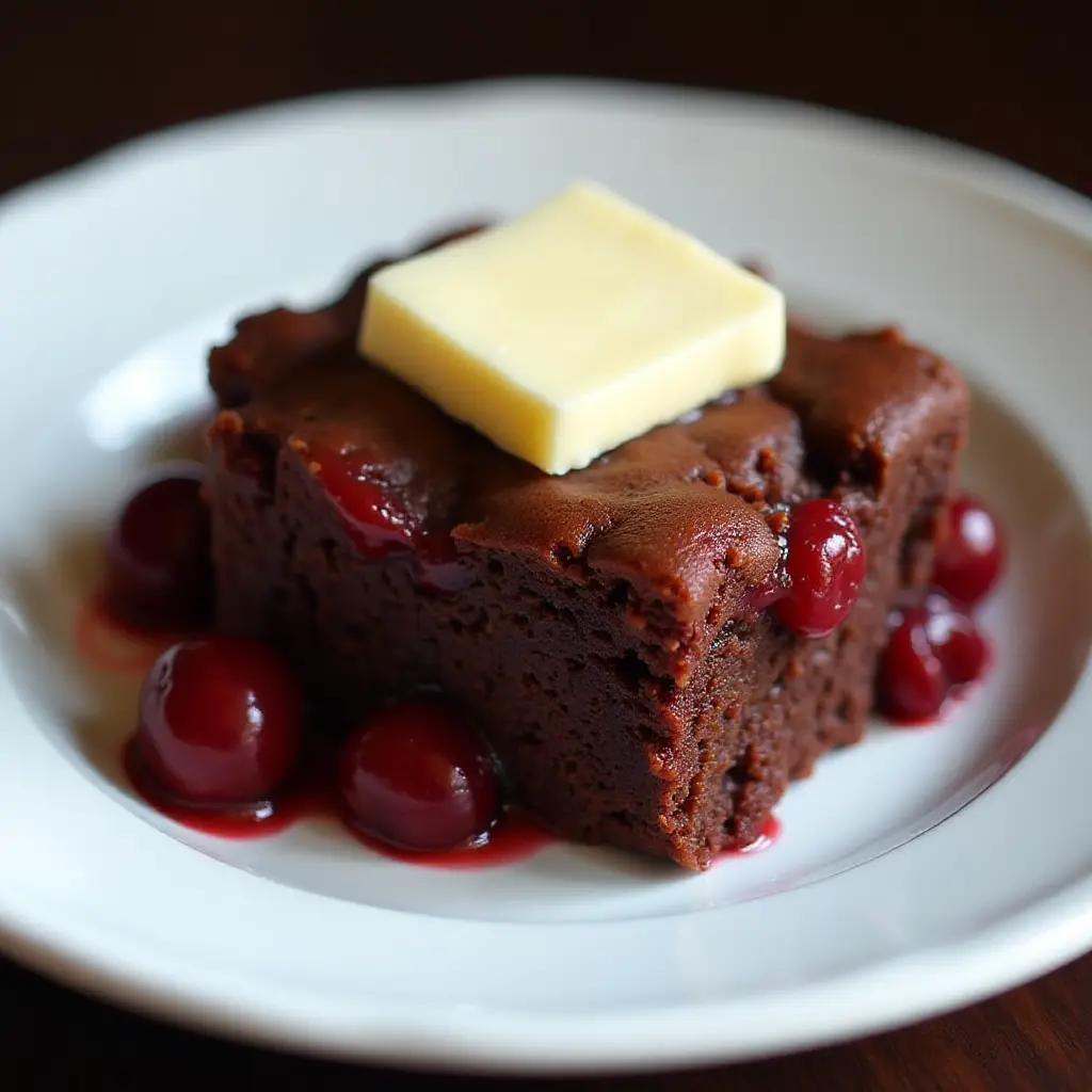 3-Ingredient Chocolate Cherry Dump Cake