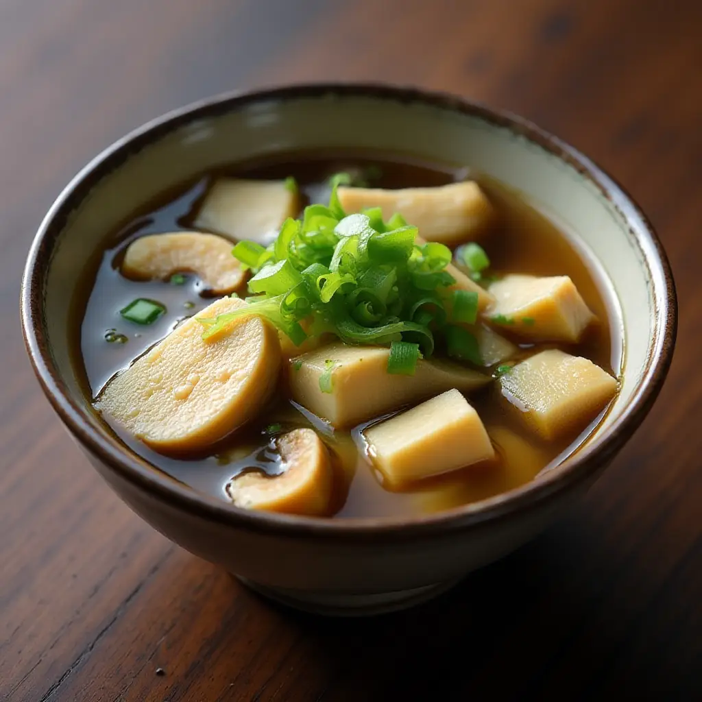 Miso Soup with Shiitake Mushrooms
