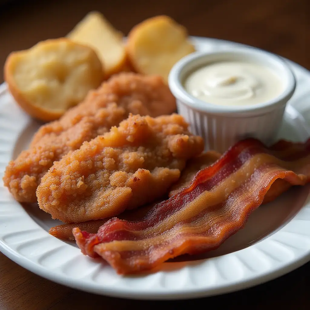 Chicken Fried Bacon