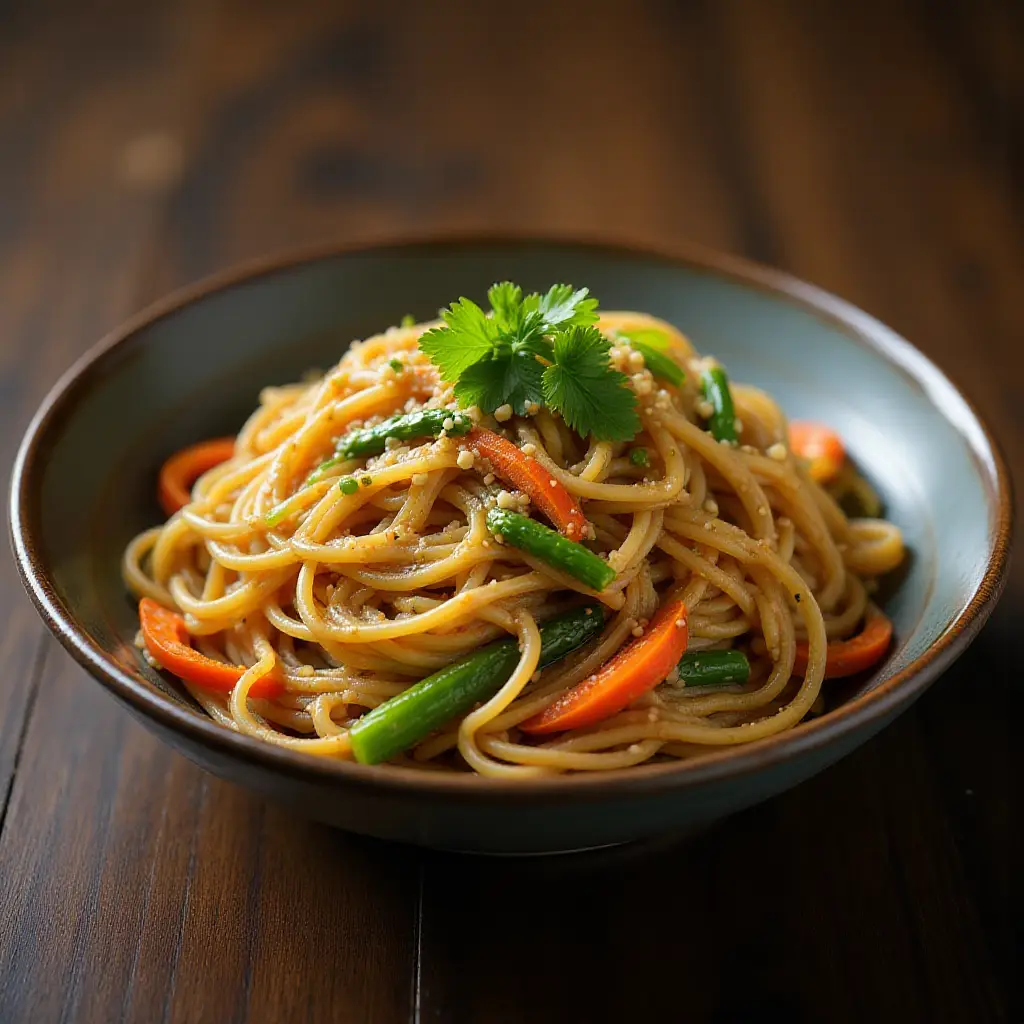 Japchae Korean Glass Noodles