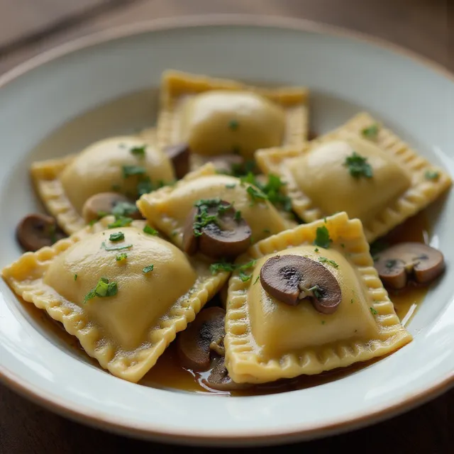 Mushroom Ravioli