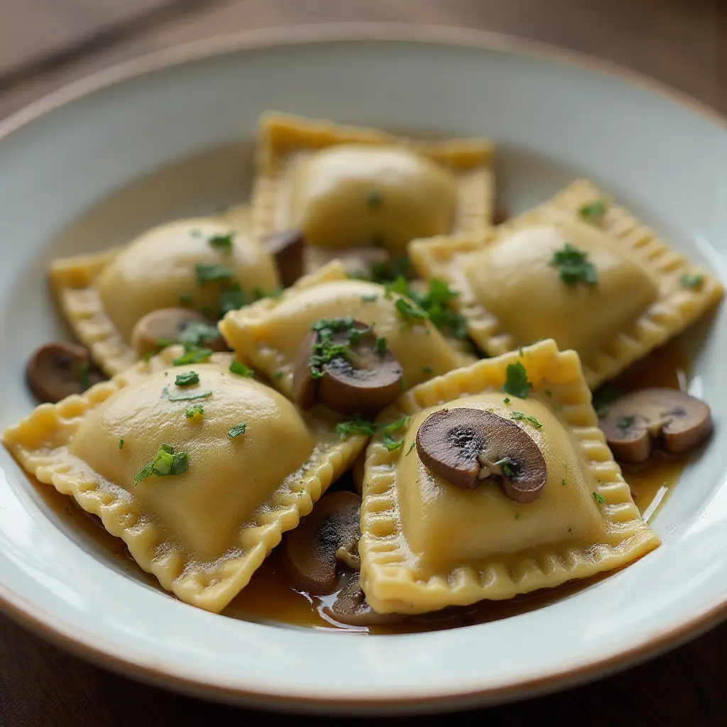 Mushroom Ravioli