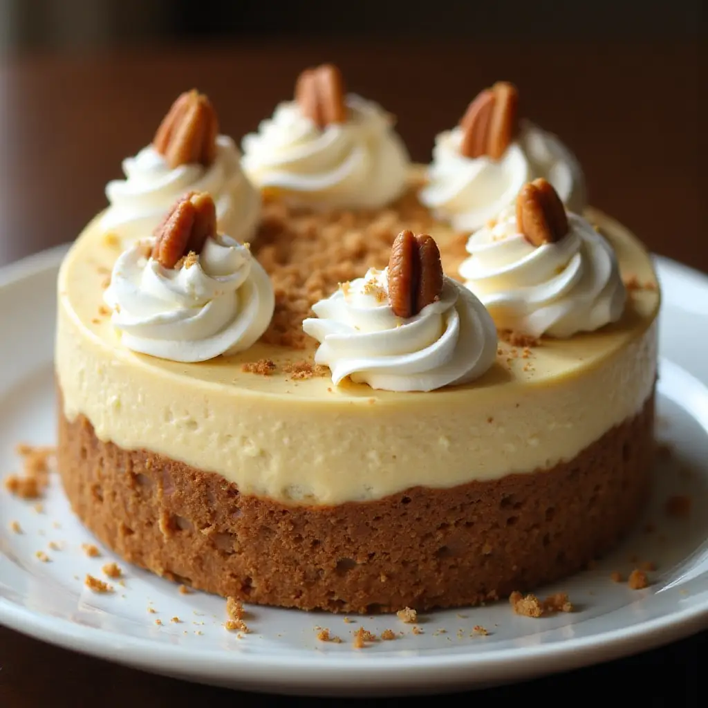 No-Bake Carrot Cheesecake