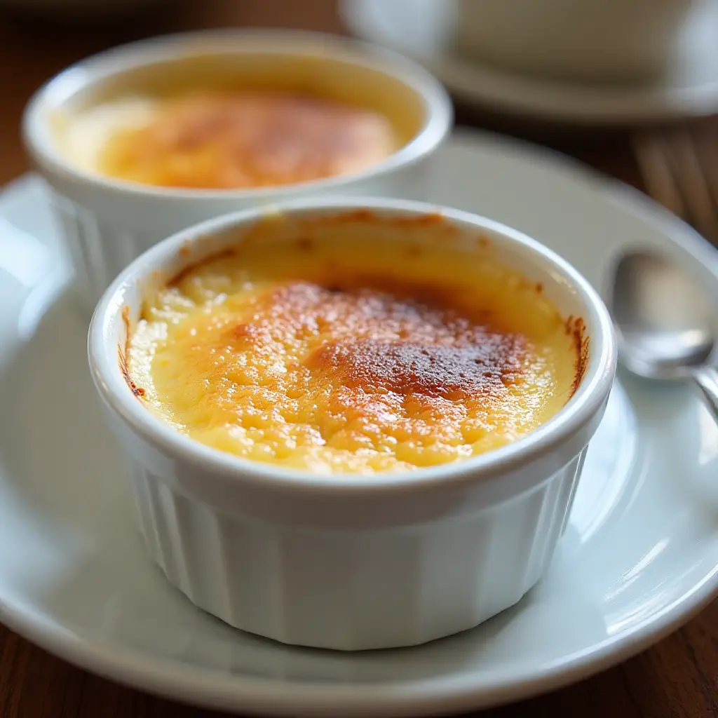 Annie's White Chocolate-Kahlua® Creme Brulee