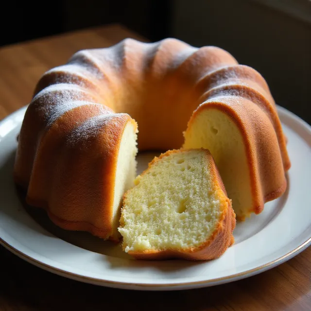 Cold Oven Pound Cake