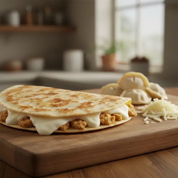 금세 만드는 만두 퀘사디아