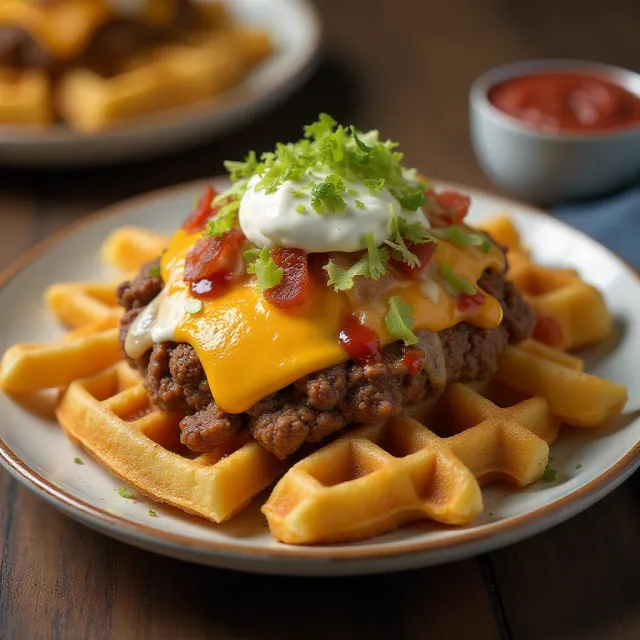 Loaded Waffle Fries