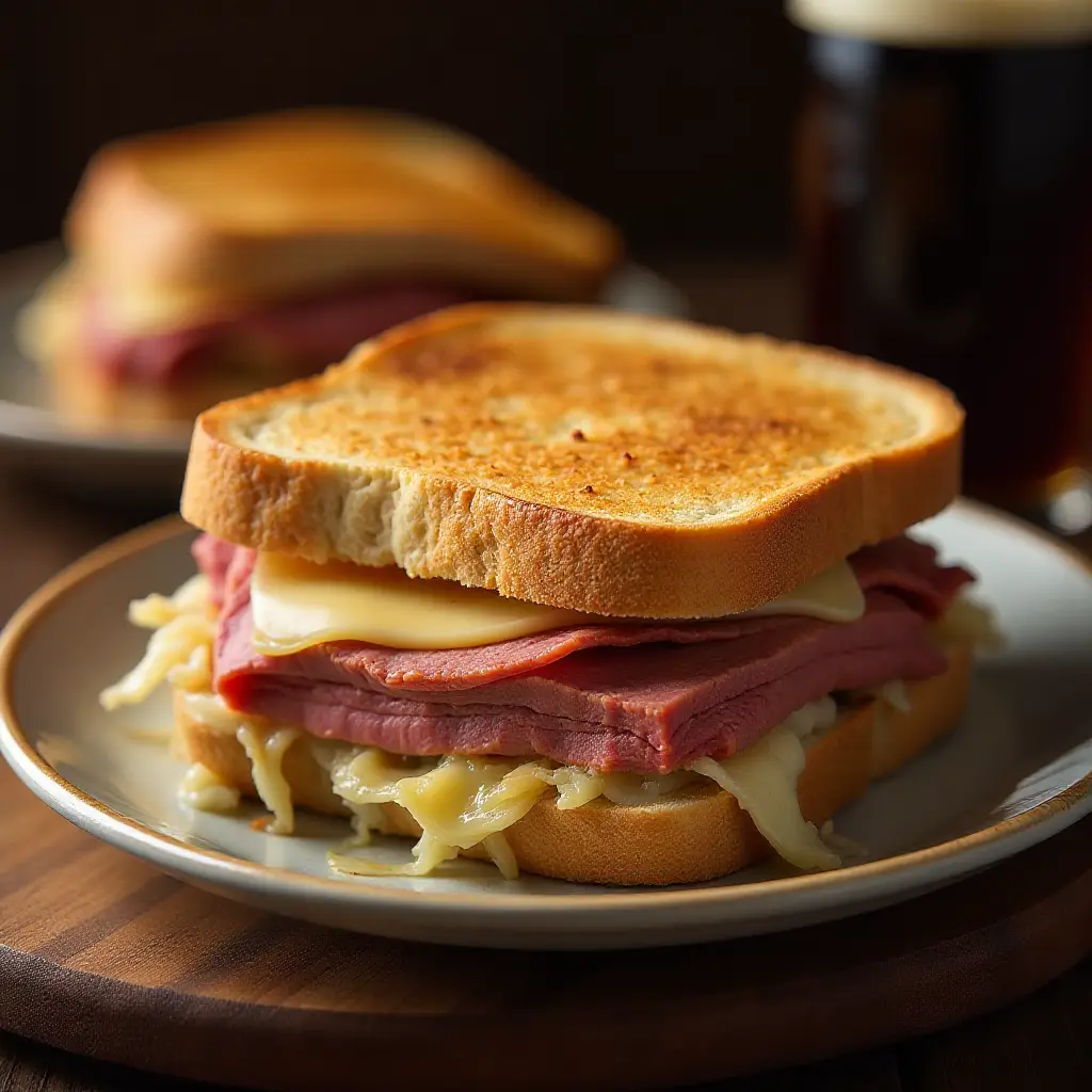 Slow Cooker Corned Beef Reuben Sandwiches