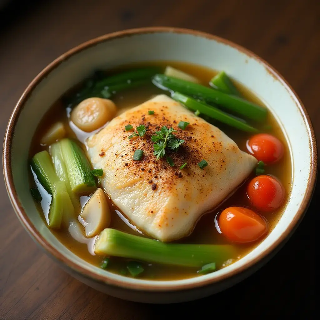 Fish Sinigang (Tilapia) - Filipino Sour Broth Dish
