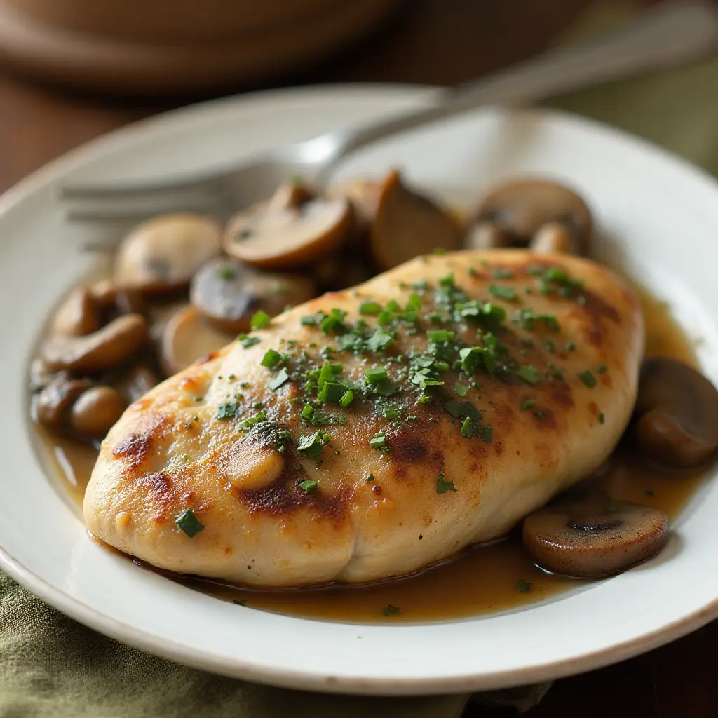 Chicken Marsala with Portobello Mushrooms