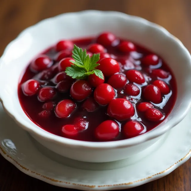 Apple Cider Cranberry Sauce
