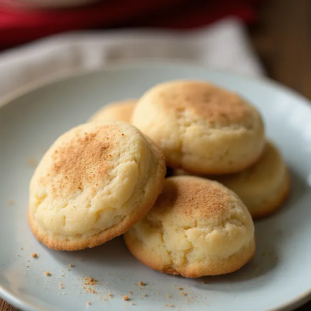 Eggnog Snickerdoodles