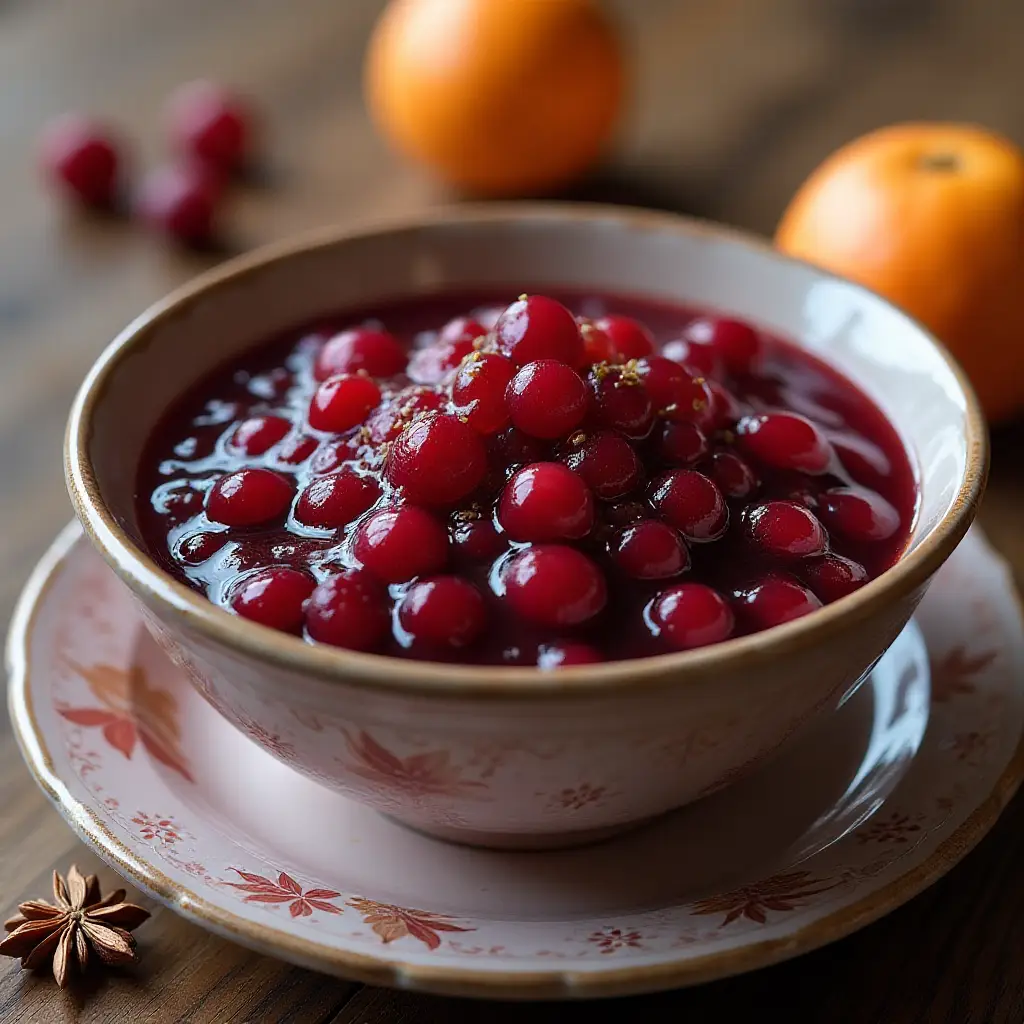 Tangerine Cherry Cranberry Sauce