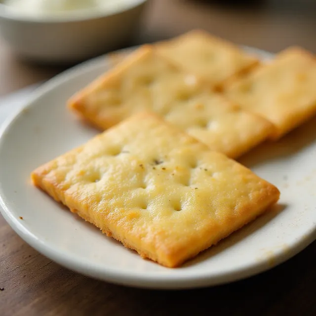 Easy Keto Cheese Crackers
